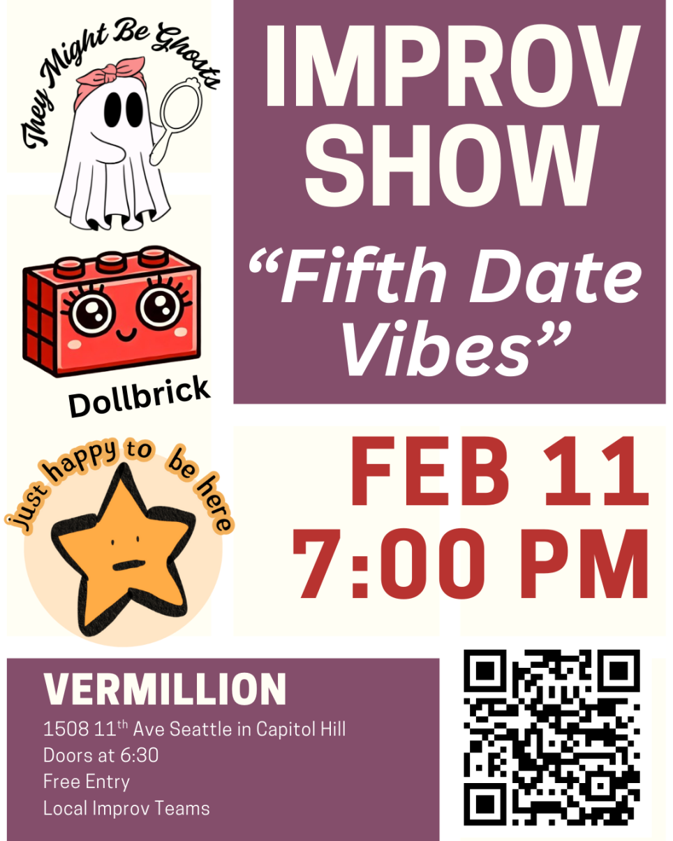 Poster for Fifth Date Vibes @ Vermillion (with Dollbrick and Just Happy to Be Here)