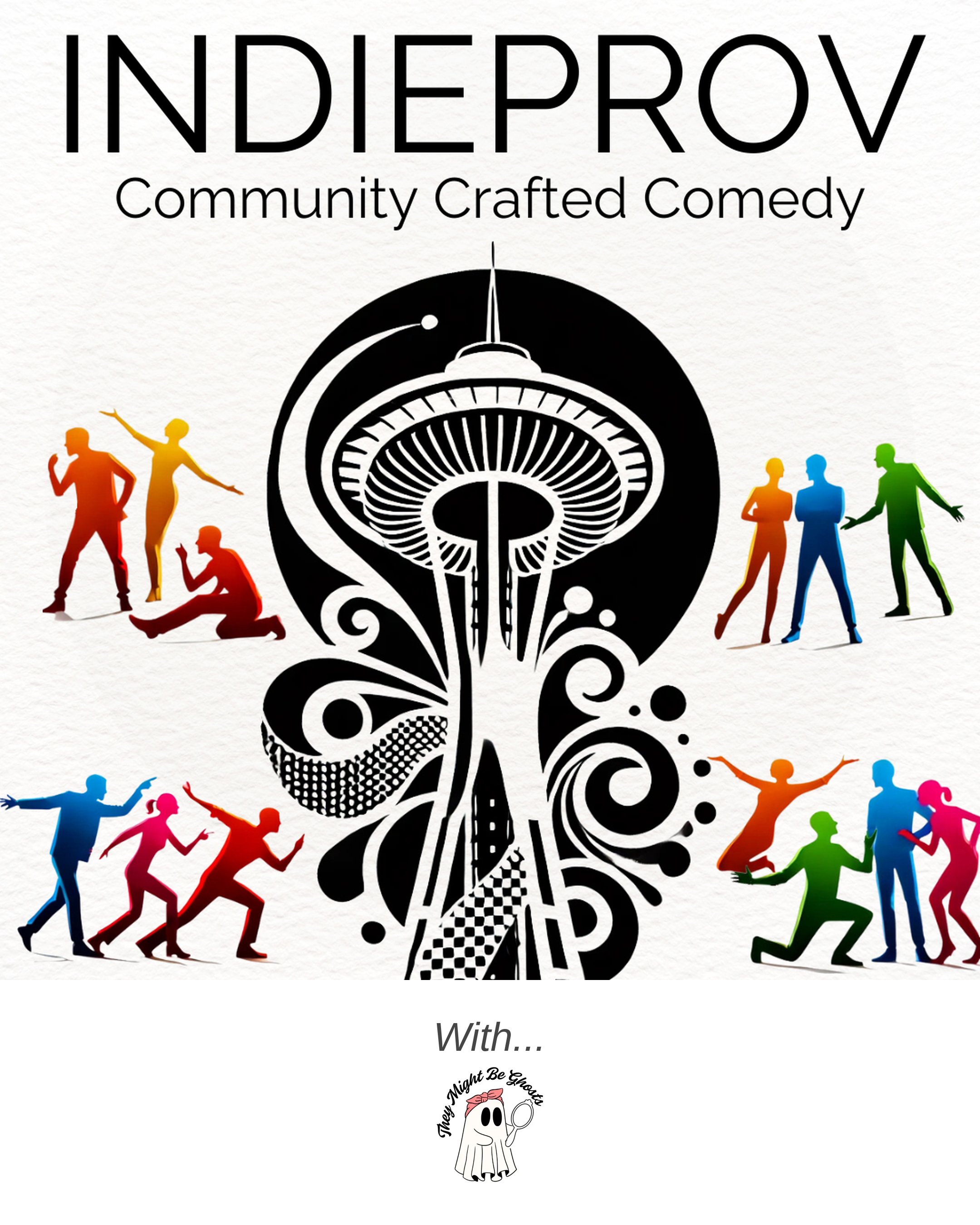 Poster for Indieprov @ Jet City West of Lenin